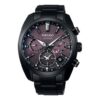 ASTRON Astron GPS Solar Dual-Time 42,7 mm Limited Edition Sort/Lilla