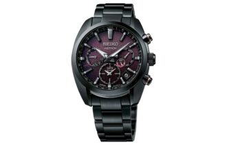 ASTRON Astron GPS Solar Dual-Time 42,7 mm Limited Edition Sort/Lilla