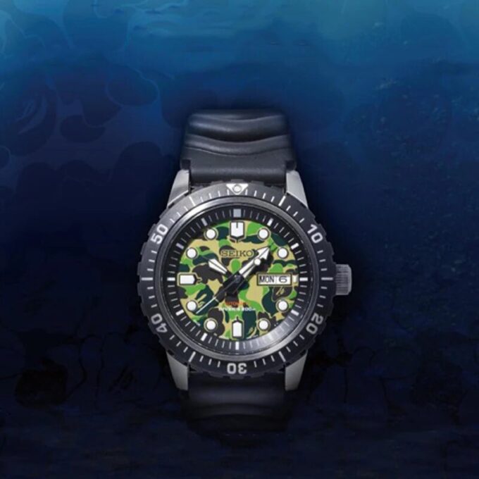 BAPE X Seiko MEKANISK DYKKERUR Crossover