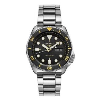 Casual vandtæt automatisk mekanisk sportsur “Black Silver Gold”