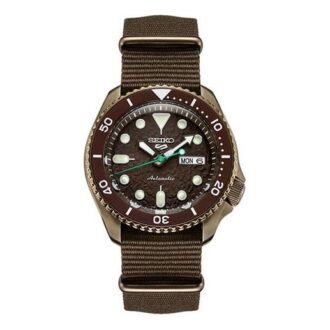 Nr. 5 42,5 mm mekanisk klassisk ur, brun