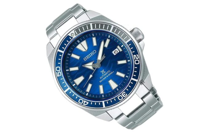 Prospex-serien Ocean Large hvidt 200 meter ur, blåt