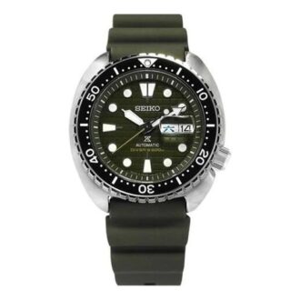 PROSPEX-serien Seiko Prospex Turtle 4R36 Armbåndsur 45 mm Grøn