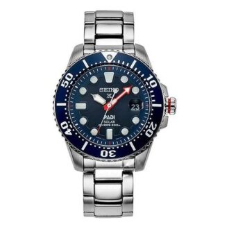 Seiko X PADI Eco Drive Sølv/Blå